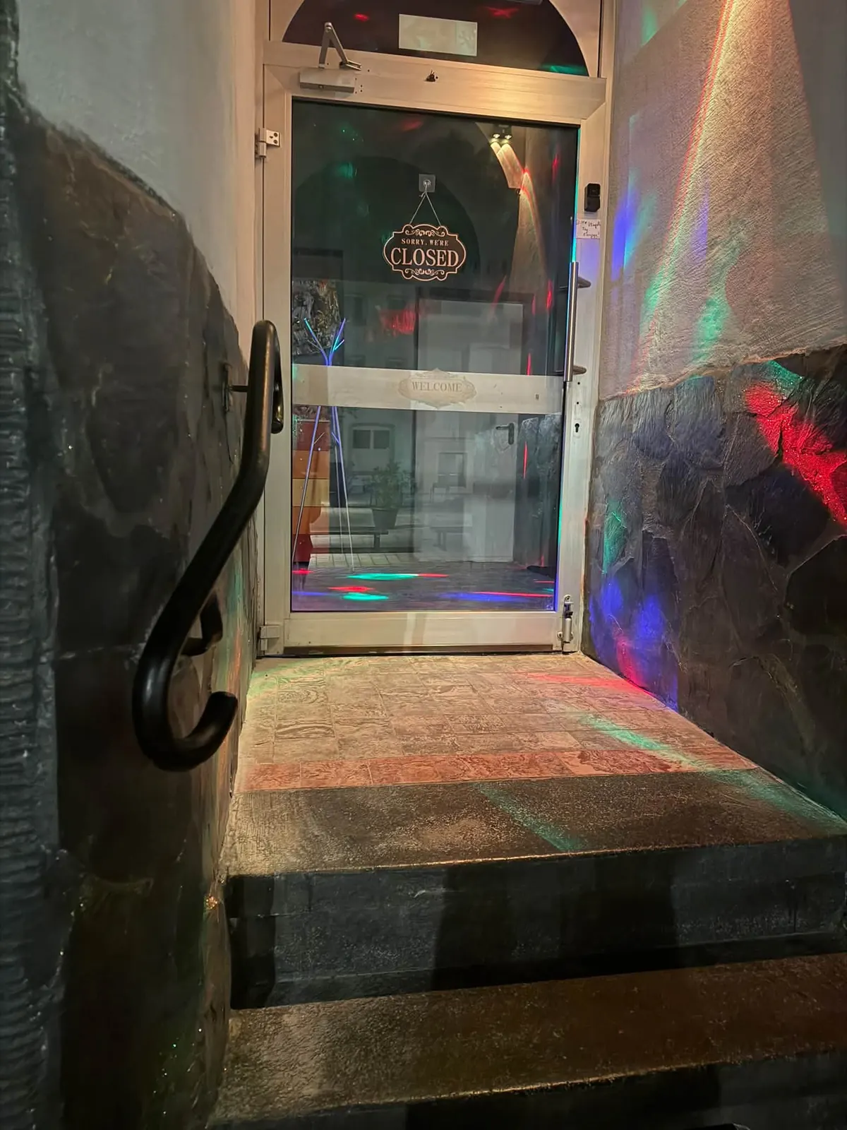 Treppe und Eingang